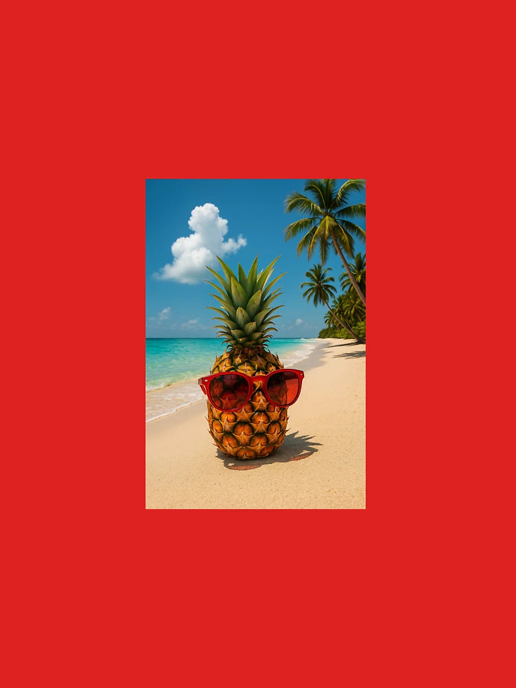 "Pineapple Cool – Fun Tropical iPhone Wallpaper" Classic T-Shirt