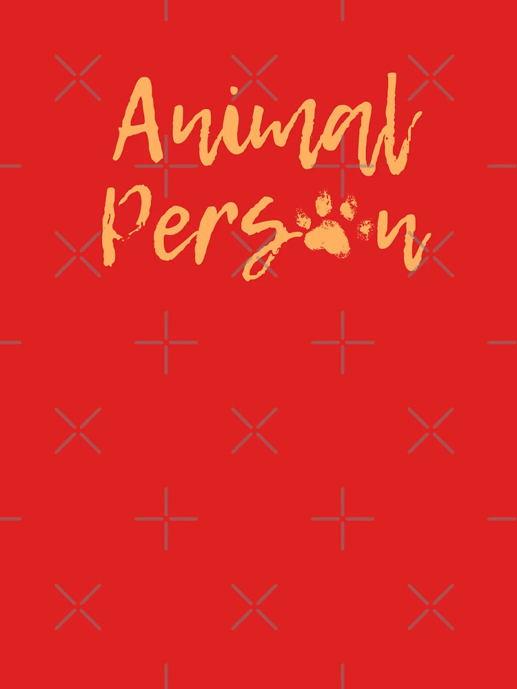 "Animal Person" Pawprint (Pastel Orange) Classic T-Shirt