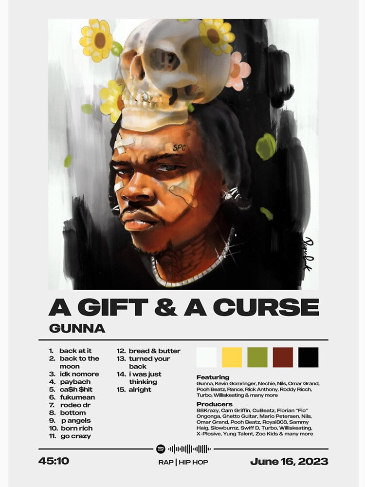 A Gift & A Curse Album Poster Premium T-Shirt