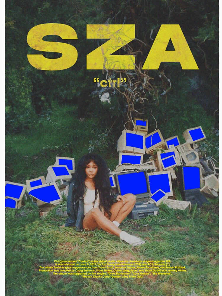 SZA "ctrl" poster Premium T-Shirt