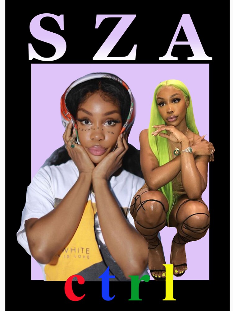 SZA CTRL Homage Poster Print Premium T-Shirt