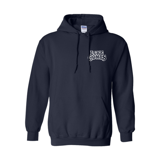 Navy BNBMH Skeleton Pullover Hoodie