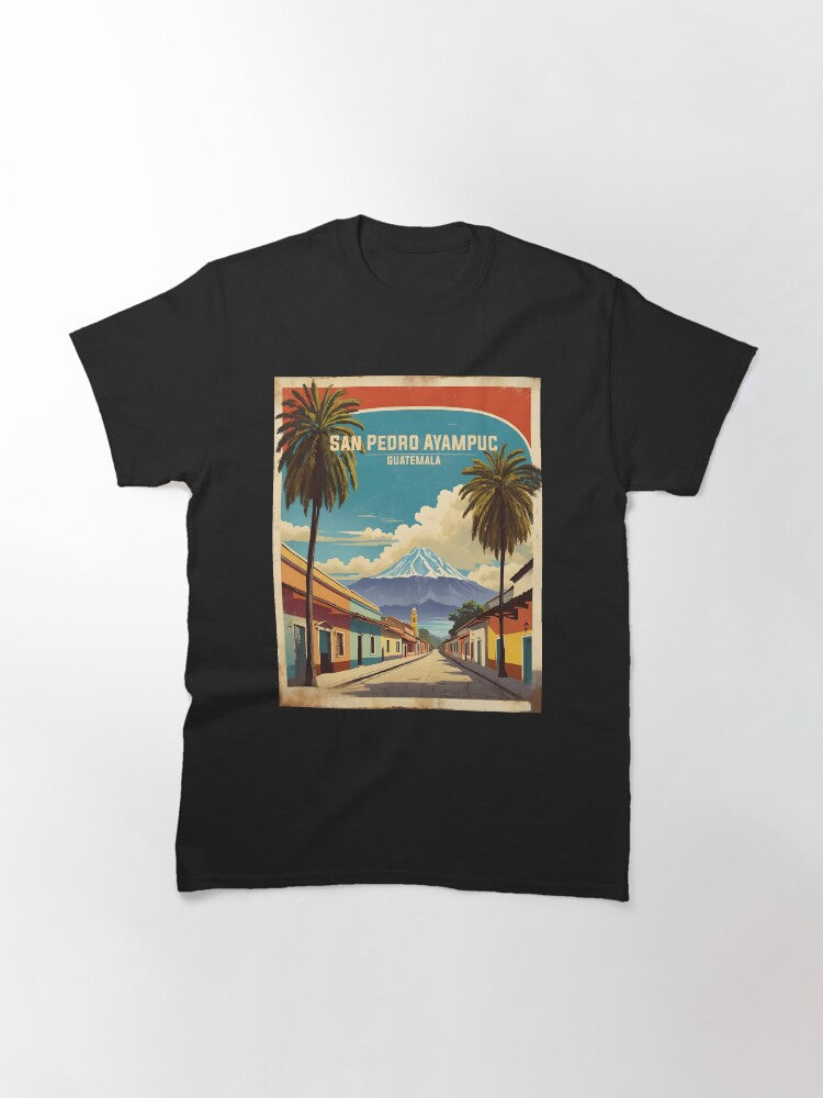 San Pedro Ayampuc Guatemala Vintage Poster Tourism Classic T-Shirt