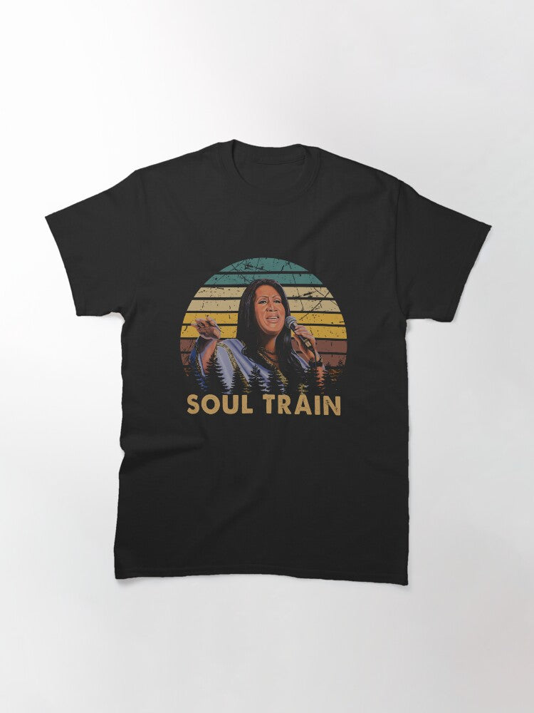 Painting soul train song woman artist poster Classic T-Shirt