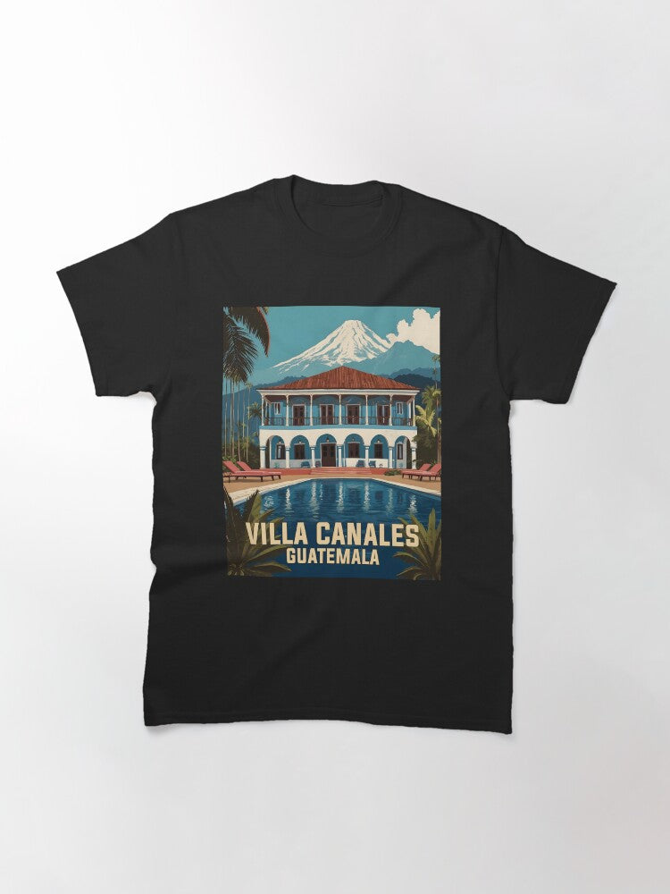 Villa Canales Guatemala Vintage Poster Tourism Classic T-Shirt