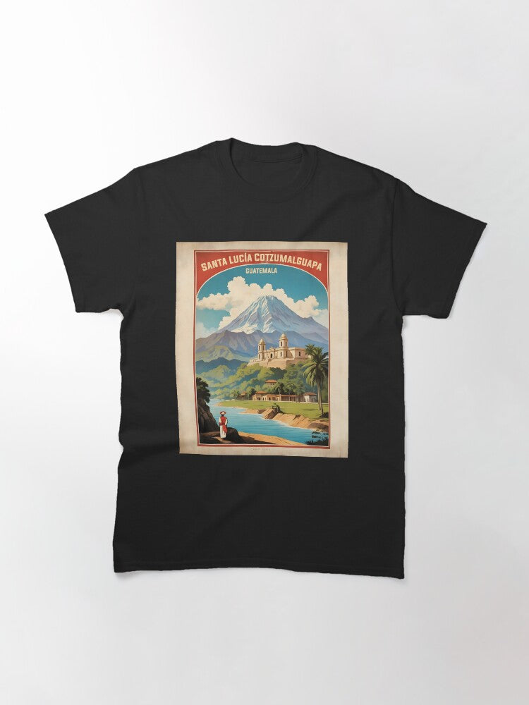 Santa Lucia Cotzumalguapa Guatemala Vintage Poster Tourism Classic T-Shirt