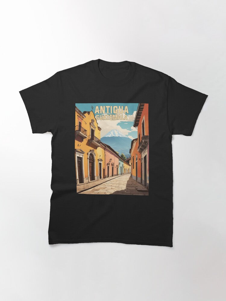 Antigua Guatemala Vintage Poster Tourism Classic T-Shirt