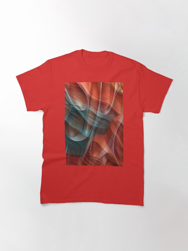 Vibrant Abstract Kaleidoscope: Wearable Art for T-shirts, Posters, Stickers, and Home Decor Classic T-Shirt Style004