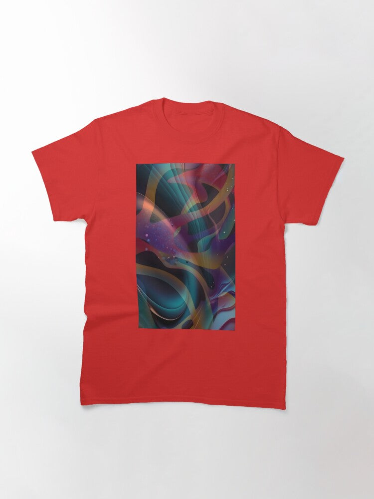 Vibrant Abstract Kaleidoscope: Wearable Art for T-shirts, Posters, Stickers, and Home Decor Classic T-Shirt Style001
