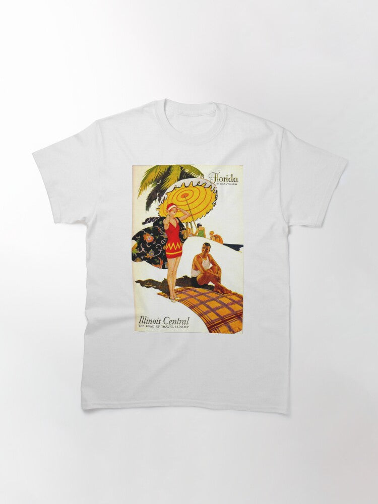 Florida Land of Sunshine vintage travel poster Classic T-Shirt