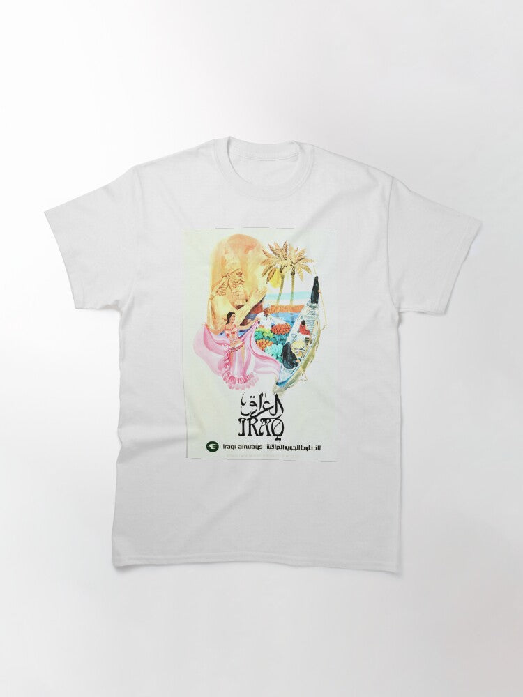 Iraq retro poster Classic T-Shirt