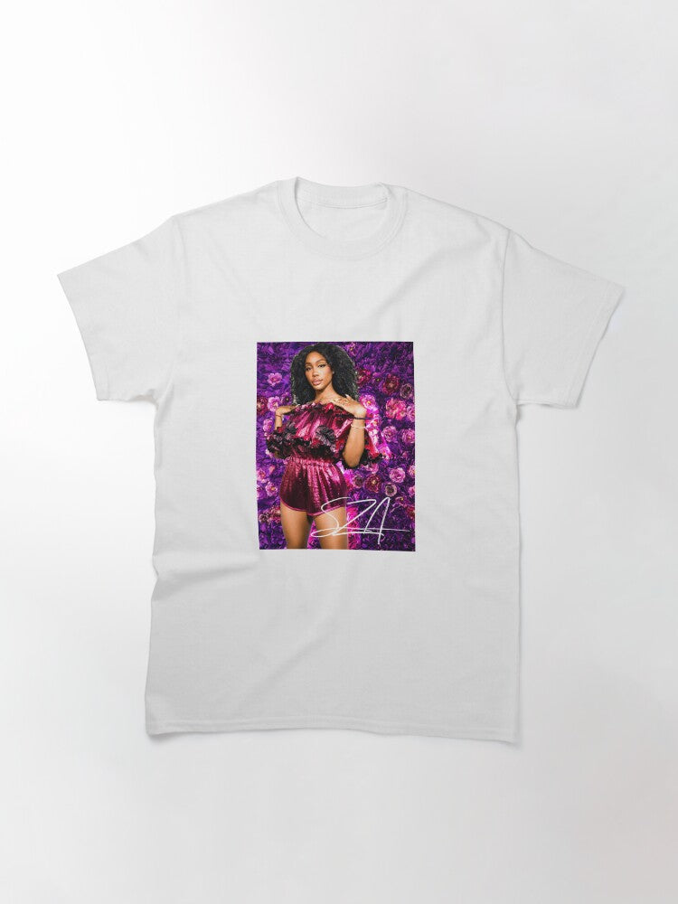 SZA Floral Poster Classic T-Shirt
