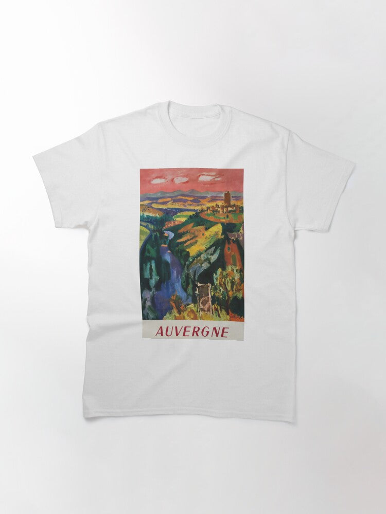 Auvergene vintage travel poster Classic T-Shirt