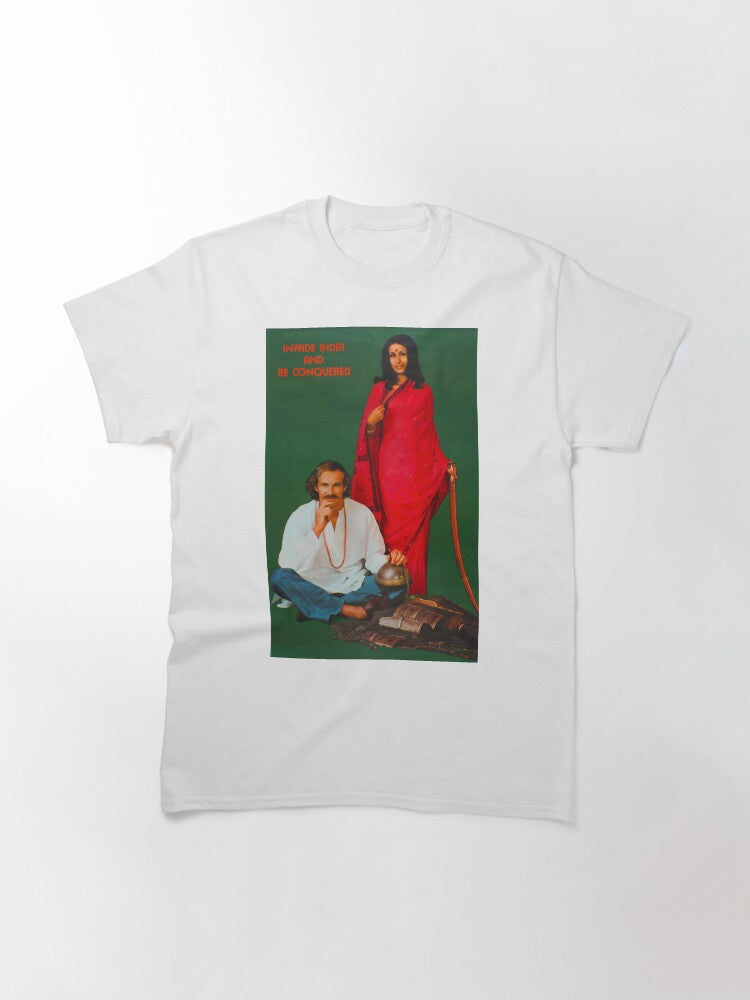 Invade India vintage travel poster Classic T-Shirt
