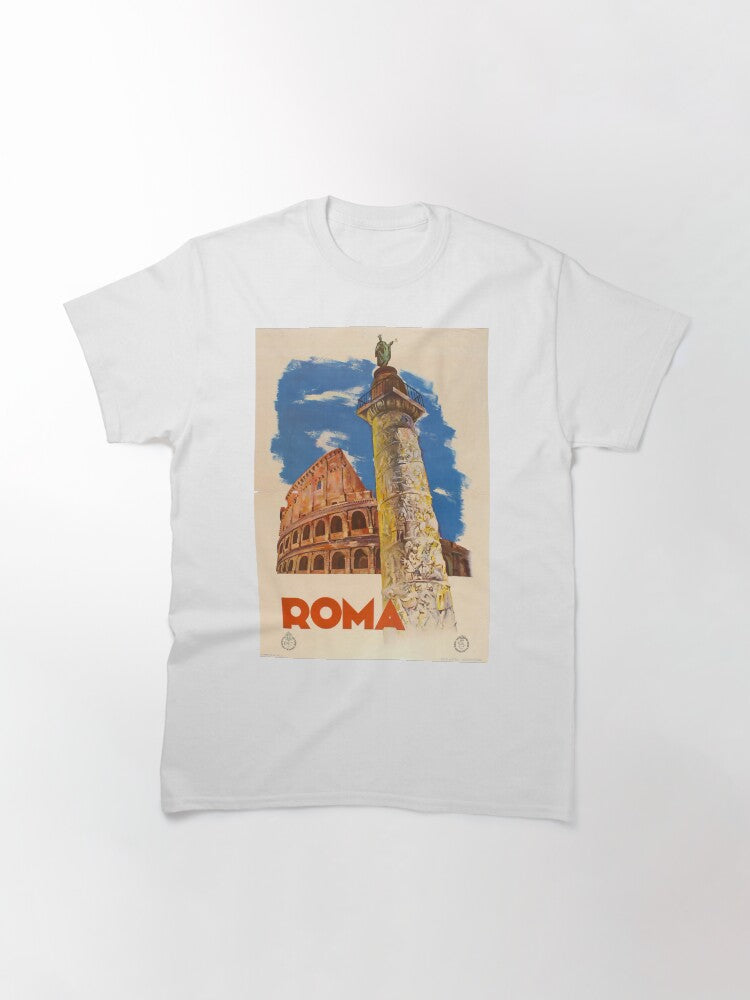 Roma vintage travel poster Classic T-Shirt