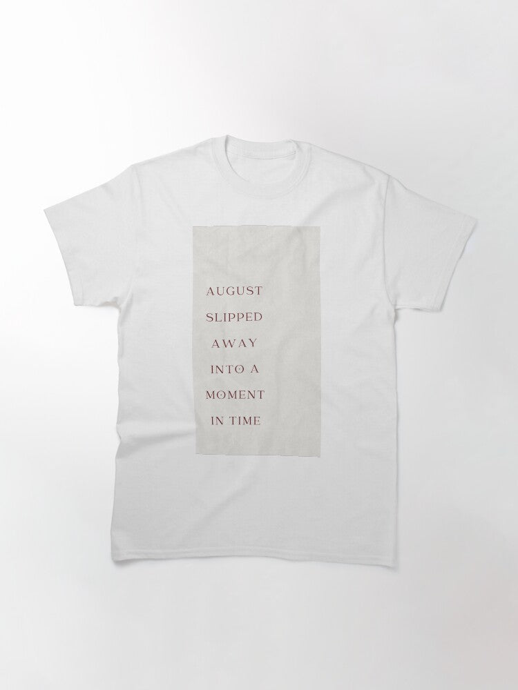 Taylor Swift's August Poster Classic T-Shirt Style001