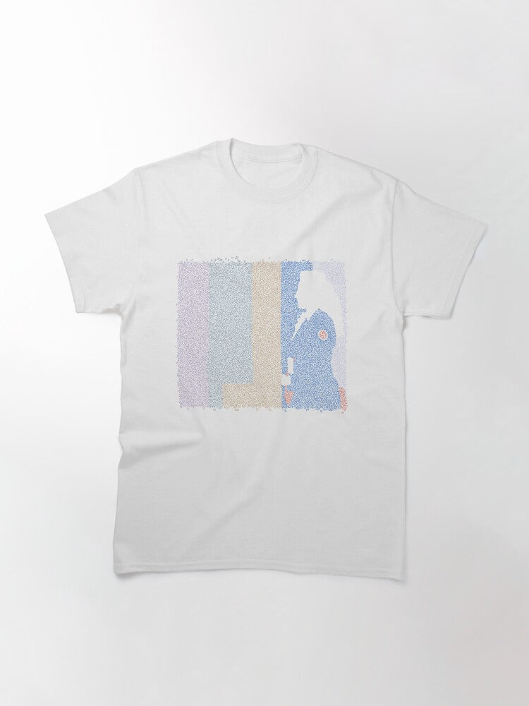 Jackie Brown poster made up of small curved shapes Classic T-Shirt Style001
