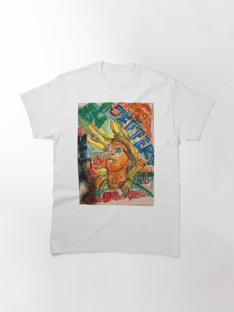 jeffery,cool,poster,rapper,rap,music,art,wall art,poster,lyrics,dope,street art,graffiti, Classic T-Shirt