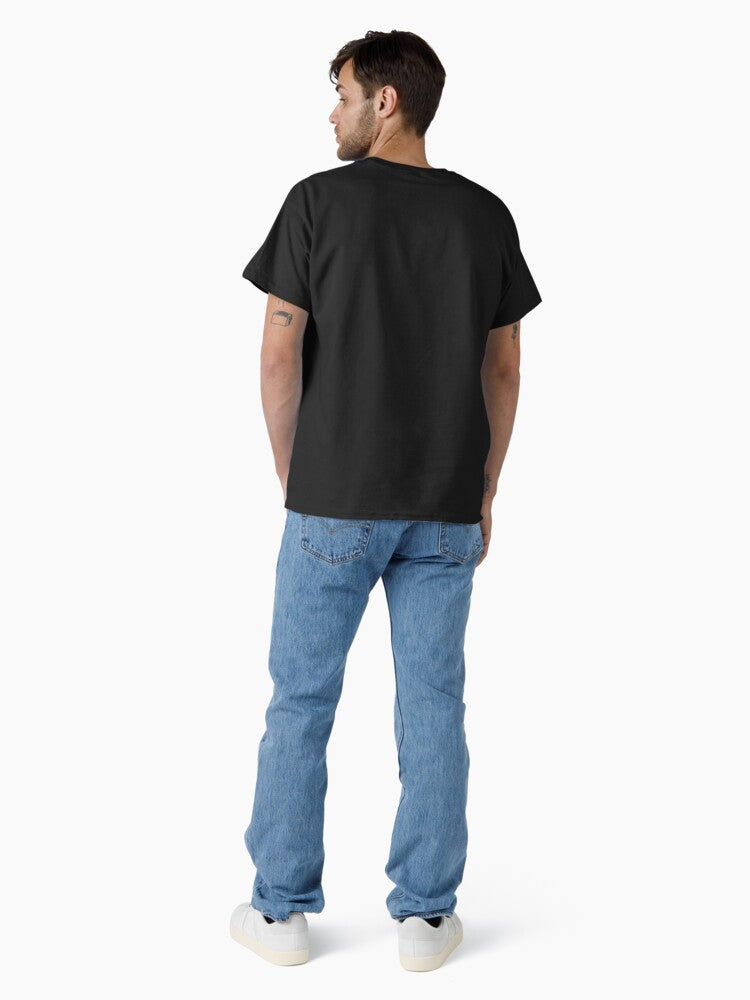 "Abstract Urban Vibe: Black & Orange Hip-Hop" Classic T-Shirt