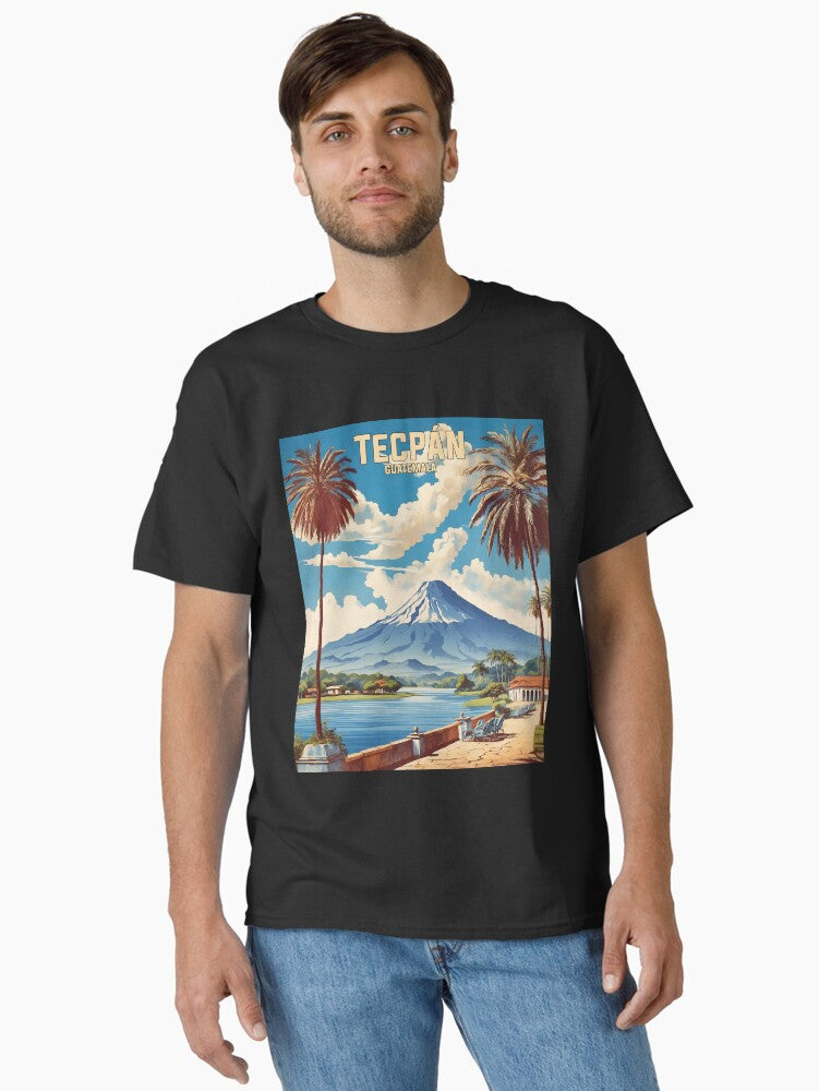 Tecpan Guatemala Vintage Poster Tourism Classic T-Shirt