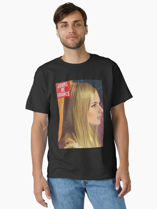 French singer famous poster Classic T-Shirt