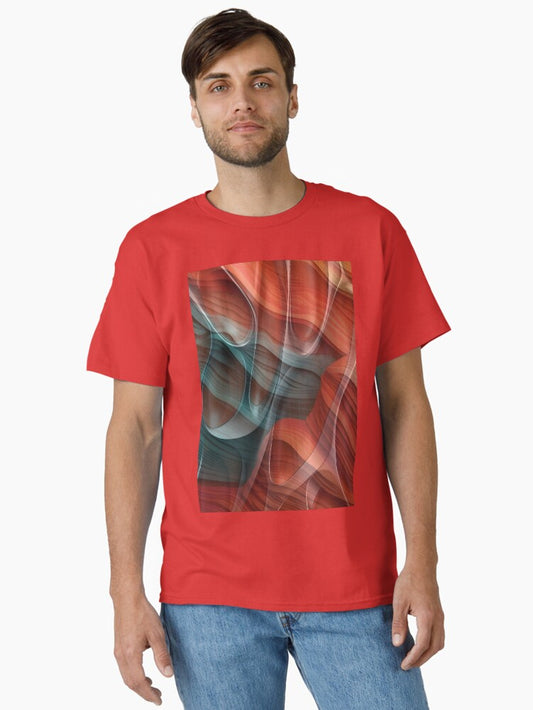 Vibrant Abstract Kaleidoscope: Wearable Art for T-shirts, Posters, Stickers, and Home Decor Classic T-Shirt Style004