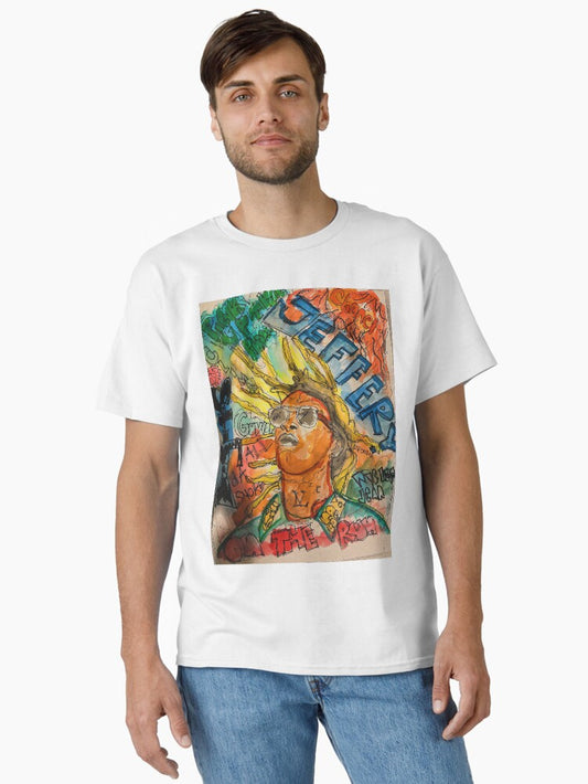 jeffery,cool,poster,rapper,rap,music,art,wall art,poster,lyrics,dope,street art,graffiti, Classic T-Shirt