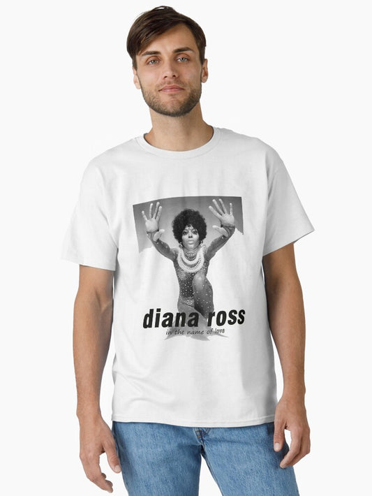 Black and white Ross poster Classic T-Shirt