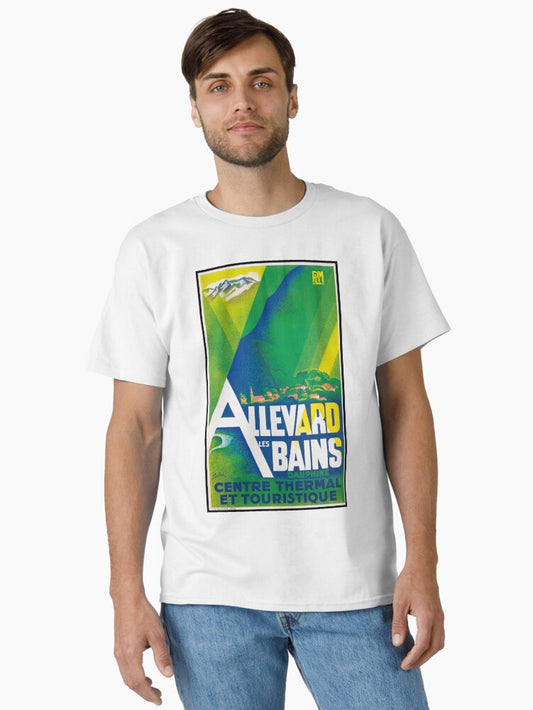 Allevard les bains vintage travel poster Classic T-Shirt