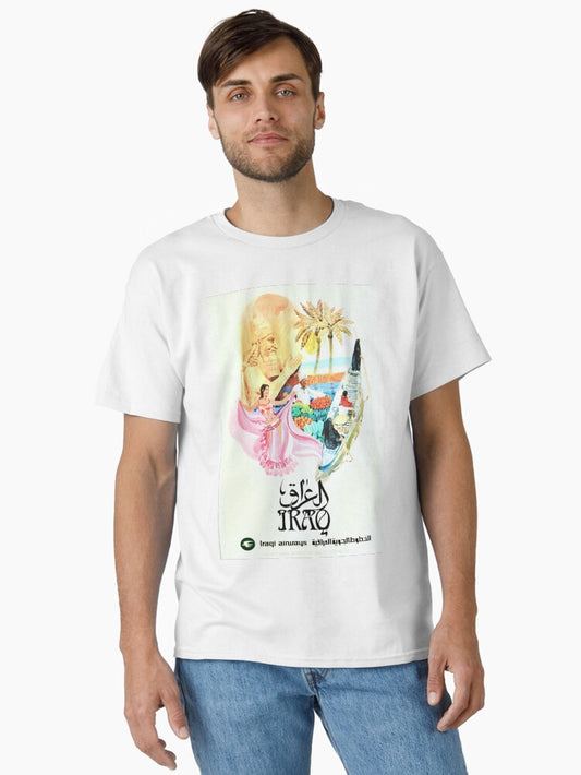 Iraq retro poster Classic T-Shirt