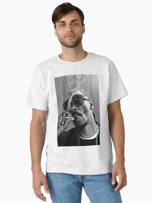 Aesthetic Dogs Smoking Minimalist Poster Classic T-Shirt