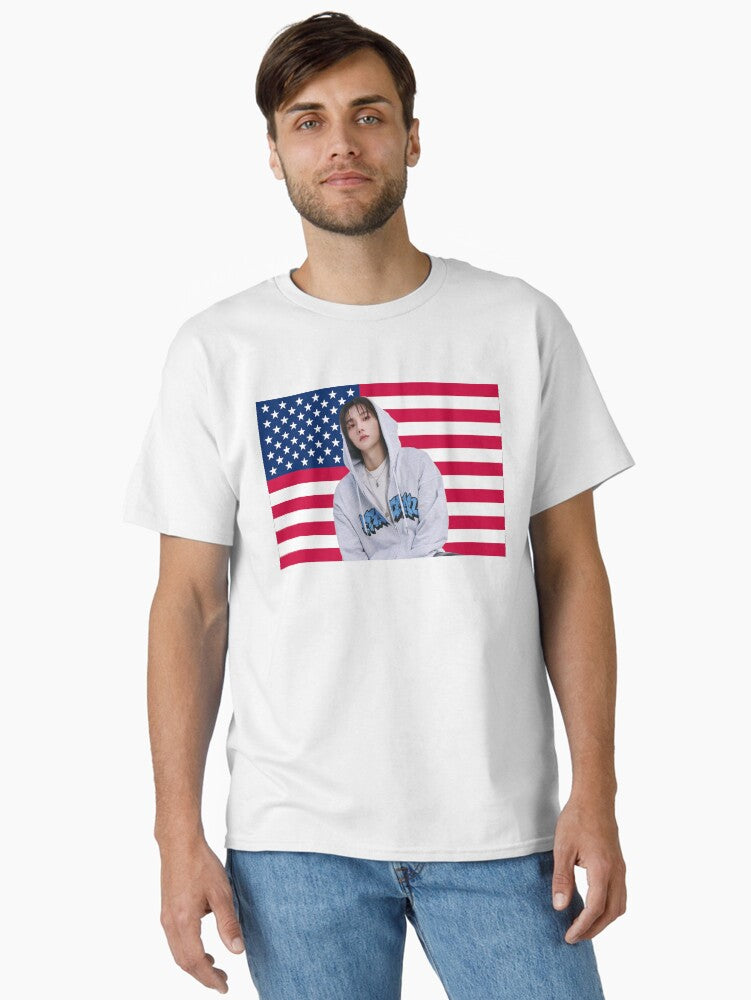 Sungho Hoodie US Flag Park Sungho BOYNEXTDOOR Classic T-Shirt