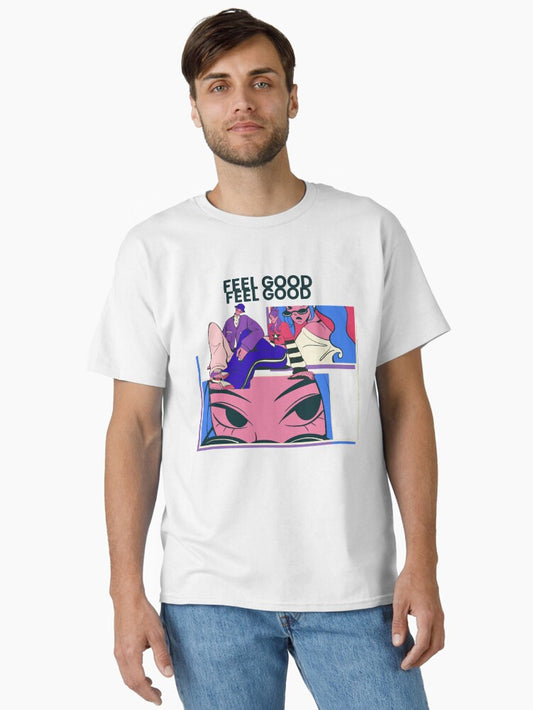 Feel Good Urban Streetwear Illustration - Retro 90s Vibes Classic T-Shirt