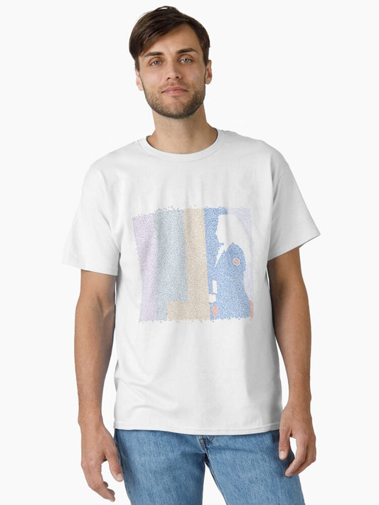 Jackie Brown poster made up of small curved shapes Classic T-Shirt Style001