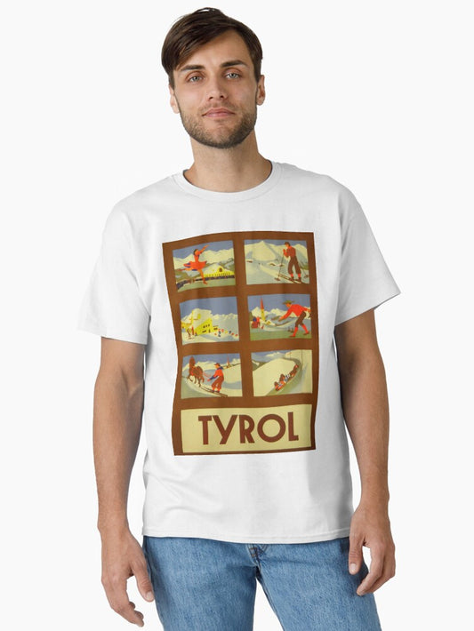Tyrol vintage travel poster Classic T-Shirt