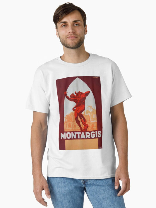 Montargis vintage travel poster Classic T-Shirt