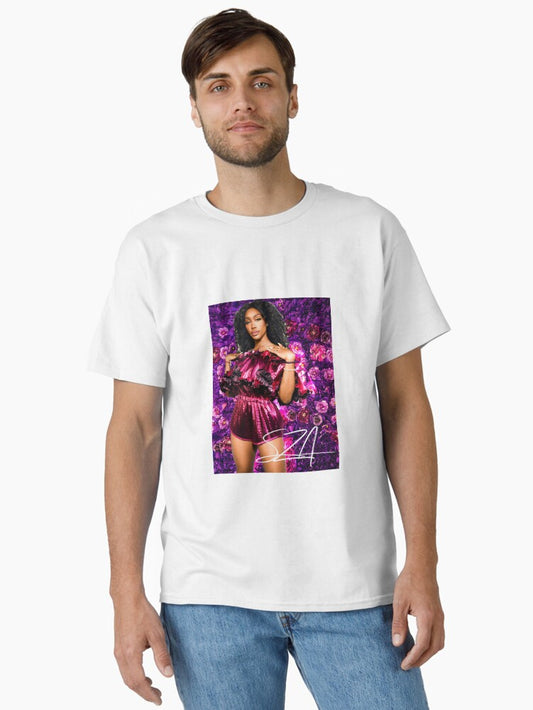 SZA Floral Poster Classic T-Shirt