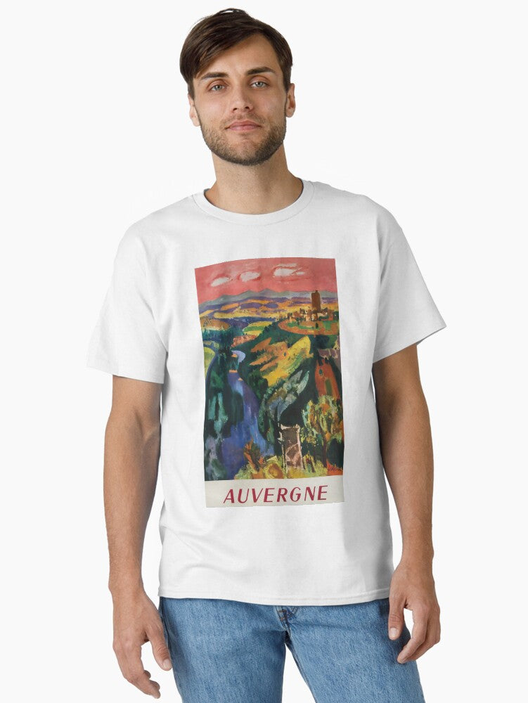 Auvergene vintage travel poster Classic T-Shirt