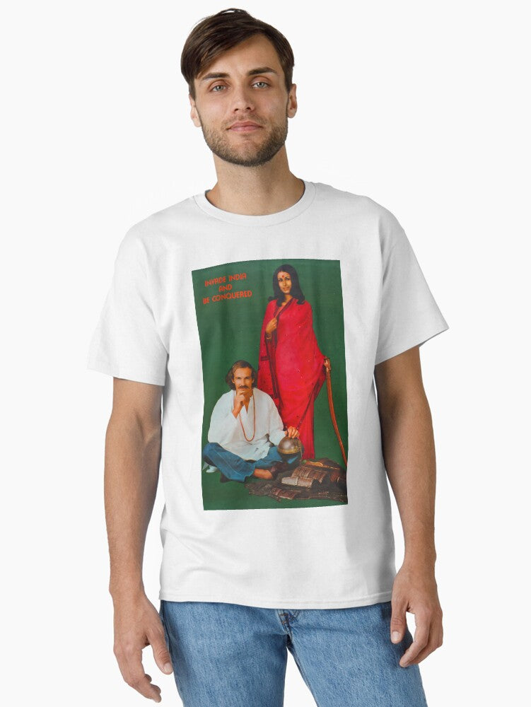 Invade India vintage travel poster Classic T-Shirt