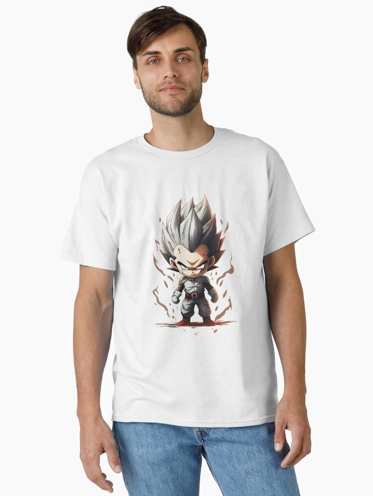 Vegeta Chibi Cartoon Classic T-Shirt Style002