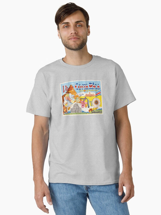 1950 COSTA RICA Travel Poster Classic T-Shirt
