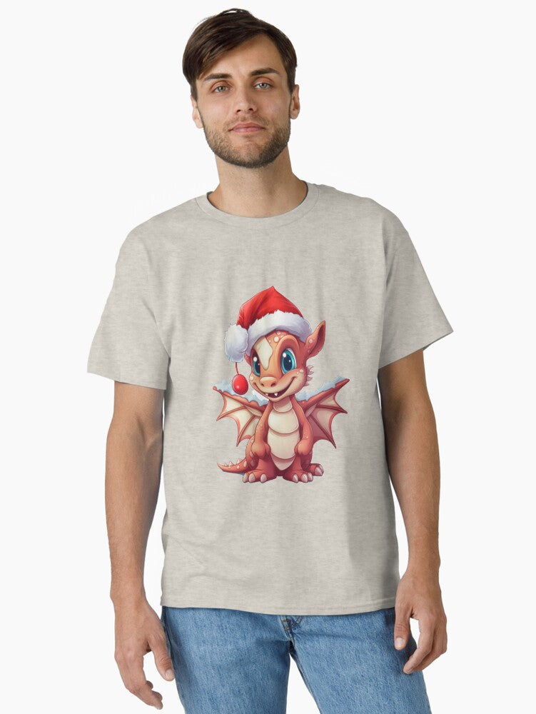 Christmas adorable dragon anime posters Classic T-Shirt