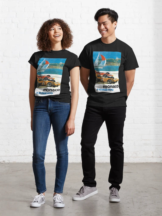 1970 Monaco Grand Prix Racing Poster Classic T-Shirt