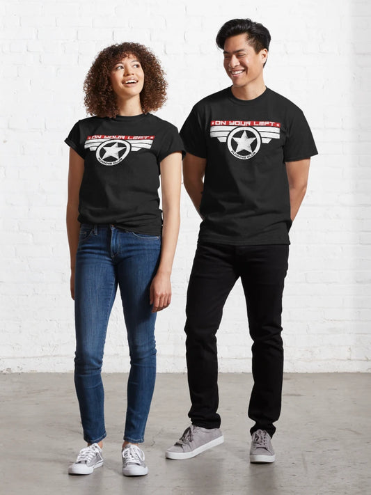 "On Your Left Running Club" Hybrid Inverted Classic T-Shirt
