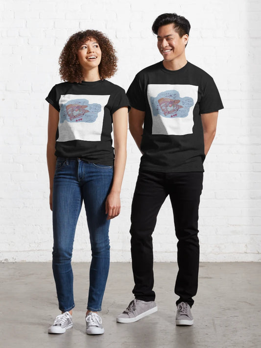 "Warning: May Talk About Crepes Constantly" Classic T-Shirt