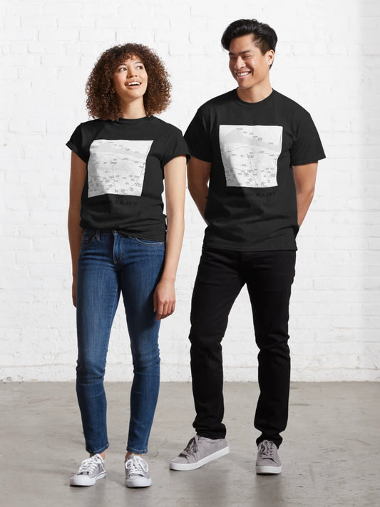 Cheboksary Map – Chuvash Republic Minimalist Poster Classic T-Shirt