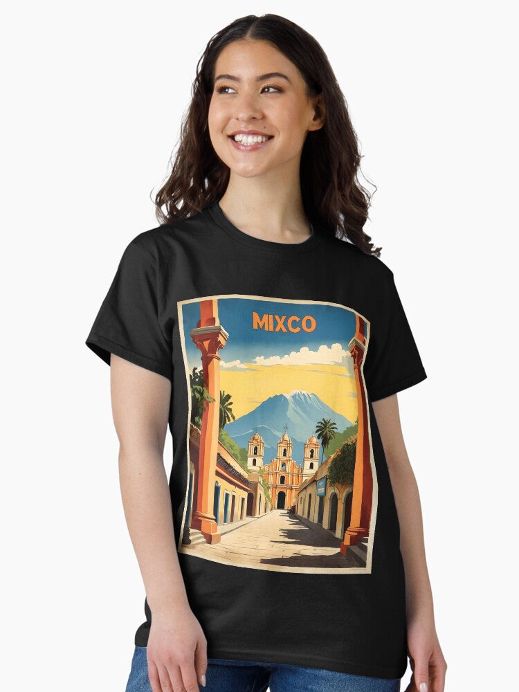 Mixco Guatemala Vintage Poster Tourism Classic T-Shirt