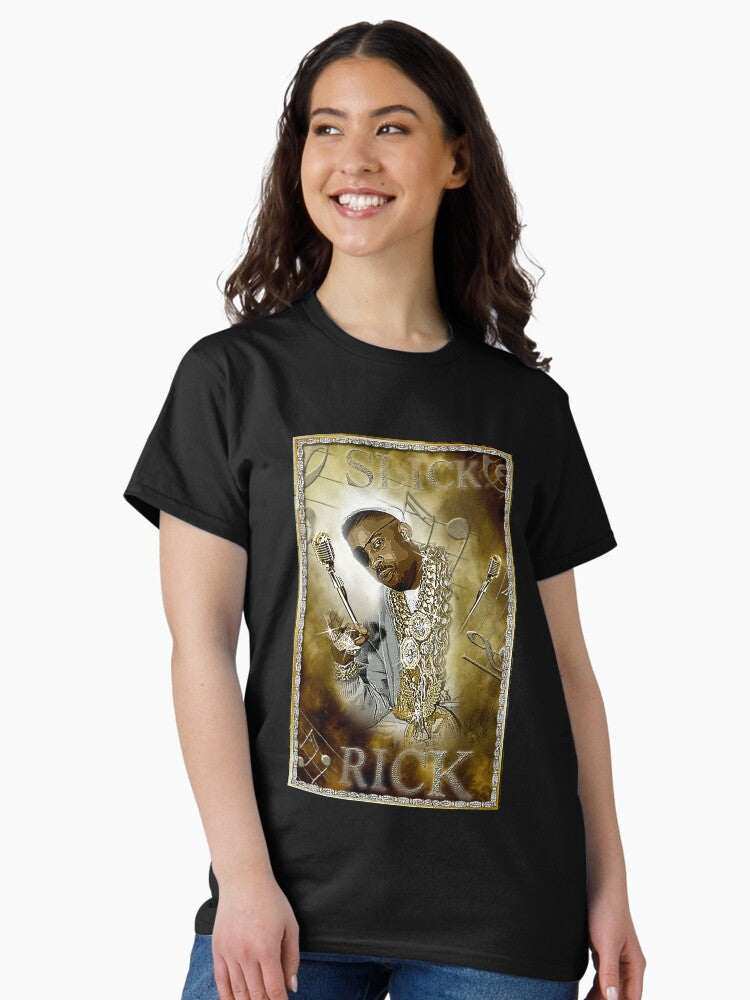 A Rapper Record Producer Slick Rick Poster Long Music Classic T-Shirt