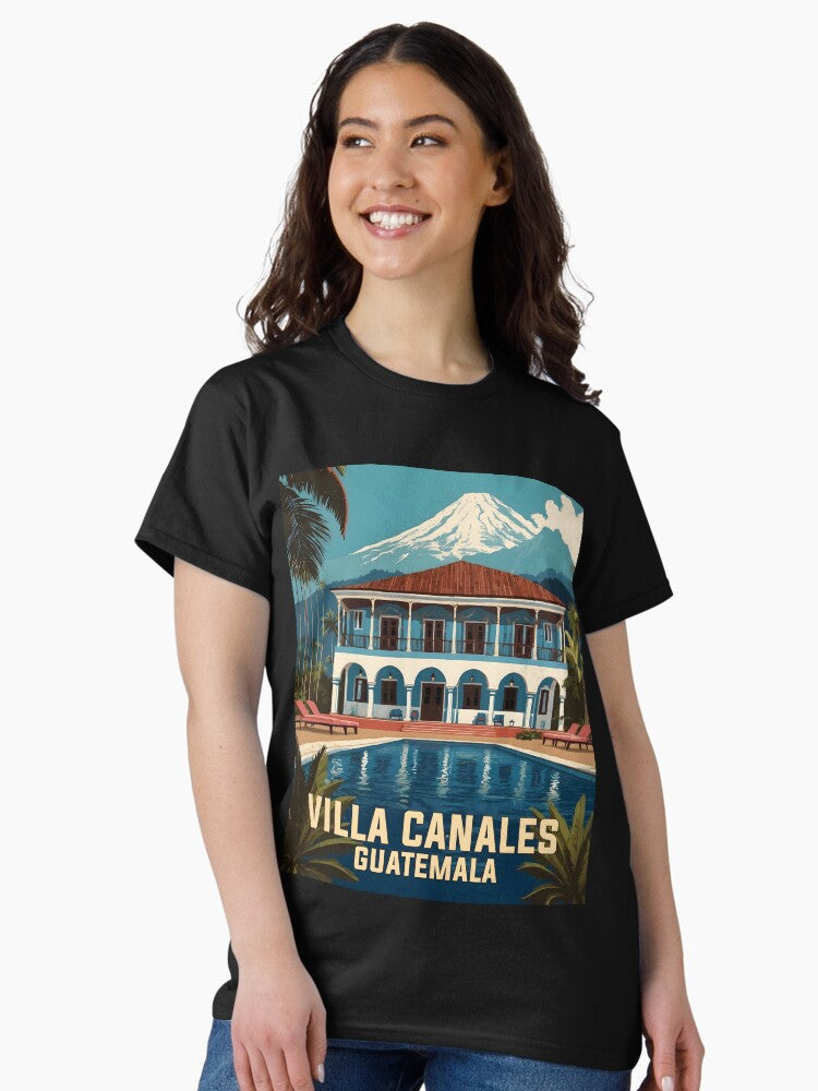 Villa Canales Guatemala Vintage Poster Tourism Classic T-Shirt