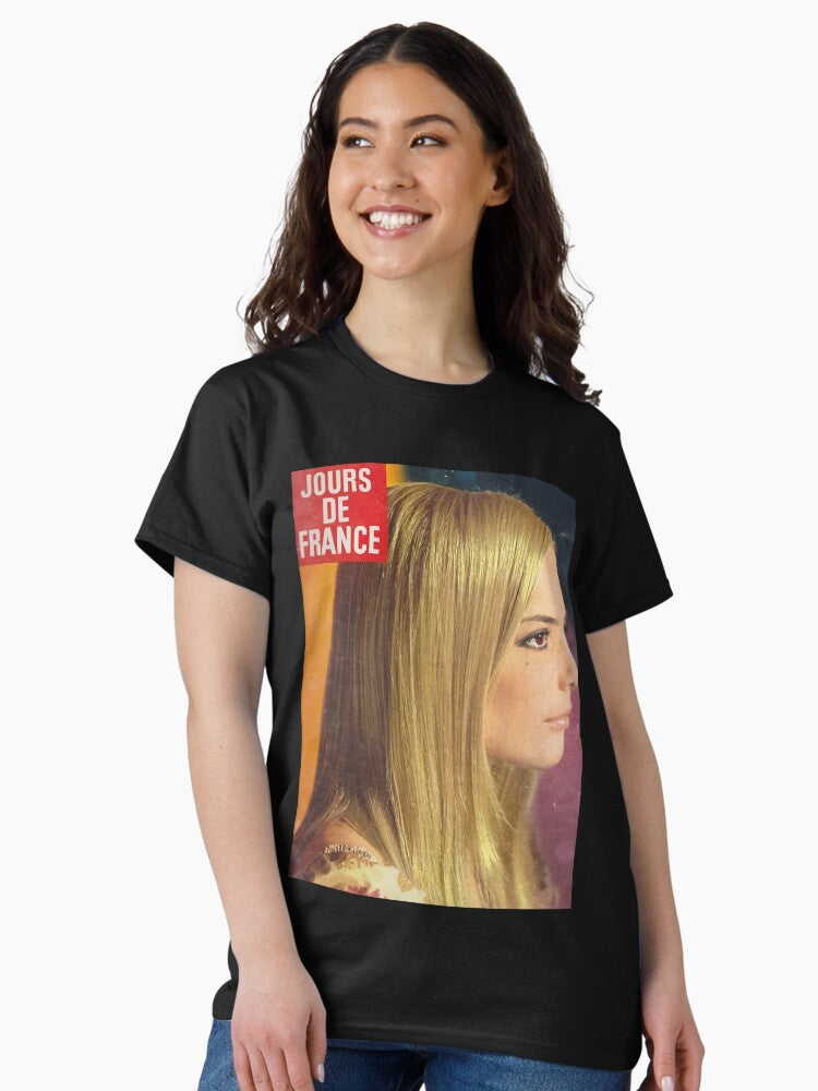 French singer famous poster Classic T-Shirt